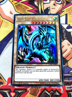 Blue-Eyes White Dragon lckc-en001 1st Edition (NM+) Ultra Rare Yu-Gi-Oh! - Image 1
