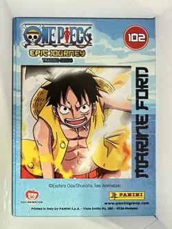 2022 Panini One Piece Epic Journey #102 Portgas D. Ace & Monkey D. Luffy - Image 2