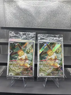 X2 SEALED Eevee Pokemon 173 SVP Scarlet & Violet Promo Cards Holo - Image 1