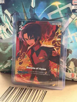 Gundam Card Game Newtype Rising GD01-111 R+ Battle of Aces Alt Art - Mint - Image 1