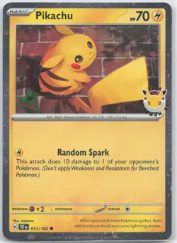 Miscellaneous Cards & Products #051/162 Pikachu - Image 1