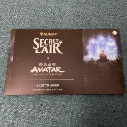 Secret Lair x Avatar The Last Airbender: A Lot to Learn Foil IN HAND - Image 1