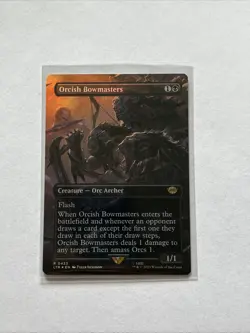 MTG Magic: The Gathering Orcish Bowmasters BORDERLESS FOIL LP LTR 433 - Image 1