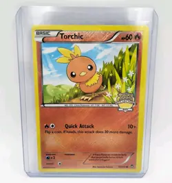 Pokemon TCG Torchic (City Championships Promo) 12/111 Reverse Holo NM Top Loader - Image 1