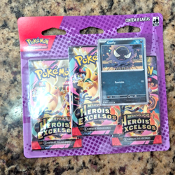 Pokemon TCG Ascended Heroes 3 pack blister Gastly Promo - Portuguese BR - Image 1