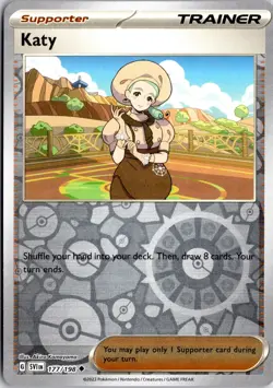KATY 177/198 UNCOMMON SCARLET & VIOLET POKEMON REVERSE HOLO NM - Image 1