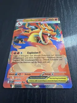 Mega-Glurak Y ex 022/217 Holo - Erhabene Helden, deutsch, near mint Pokemon TCG - Image 3