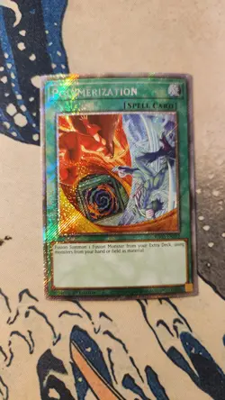 YuGiOh! Polymerization (Hero Art) - RA03-EN051 - Platinum Rare 1st Edition NM - Image 1