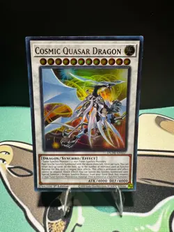 Cosmic Quasar Dragon DUNE-EN037 Ultra Rare Duelist Nexus Yu-Gi-Oh 1st Edition LP - Image 1