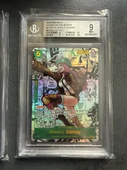 OP12-118 Jewelry Bonney Manga Secret Rare BGS 9 Graded - One Piece TCG - ENG - Image 1