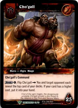Cho'Gall Alt Art #2 World of Warcraft TCG WOW - Image 1