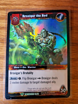 World of Warcraft TCG: Timewalkers Broxigar the Red Foil Hero Card - Image 1