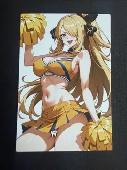 Goddess Story - Cynthia [Pokemon] Custom ACG Waifu Anime Card - Image 1