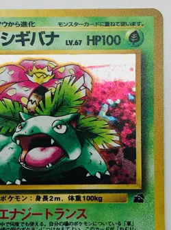 Venusaur Pokemon Card No.003 Lv67 Holo First edition No Mark F/S From Japan - Image 5