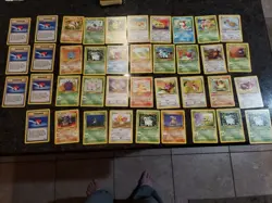 LOT OF 39 POKEMON JUNGLE CARDS - Image 1