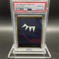 Bandai One Piece Don!! Card Rosinante Gold PRB01 EN Foil PSA 10 - Image 1