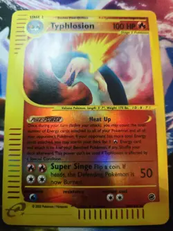 Typhlosion - EX: Expedition (28/165) e-Reader Reverse Holo Rare Pokemon Card LP - Image 1