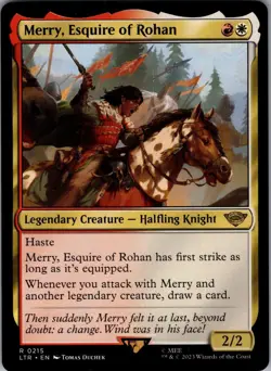 Merry, Esquire of Rohan 215 - The Lord of the Rings NM - MTG TCG - Image 1