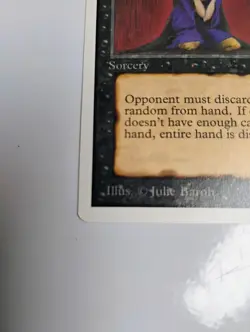 Vintage 1993 MTG Unlimited Mind Twist Magic the Gathering Beautiful NM - Image 5