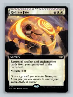 MTG - Redress Fate - 41 - Duskmourn: House of Horror - Rare - NM - Image 1