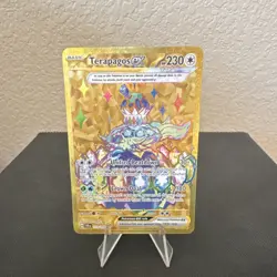 Pokemon TCG Terapagos ex 173/142 SV07 Stellar Crown Hyper Rare Holo 230 HP - Image 1