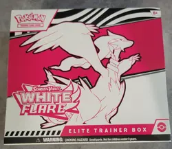 Pokemon TCG Scarlet and Violet White Flare ETB (Elite Trainer Box) Sealed - Image 1