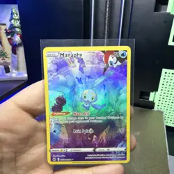 Pokemon TCG Manaphy Holo Rare Card Crown Zenith: Galarian Gallery GG06/GG70 Nzm - Image 1
