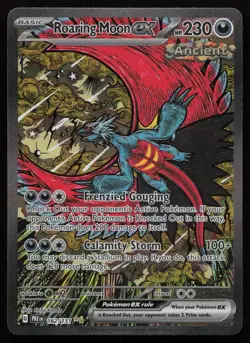 Roaring Moon ex 162/131 Special Illustration Rare Prismatic Evolution English NM - Image 1