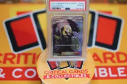 PSA 10 GEM MINT Pokemon Cynthia Hidden Fates Full Art SV82/SV94 - Image 1