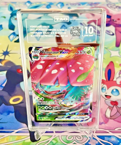 2021 Pokemon VMAX Battle Box Venusaur VMax SWSH102 Black Star Promo - TAG 10 - Image 1