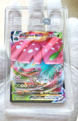 2021 Pokemon VMAX Battle Box Venusaur VMax SWSH102 Black Star Promo - TAG 10 - Image 2