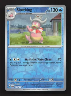 Slowking 019/131 Uncommon SV: Prismatic Evolutions Pokemon Reverse Holo LP - Image 1