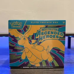 Pokemon TCG Ascended Heroes ETB Factory Sealed Box New! #7 small tear - Image 1