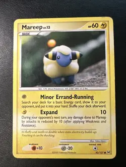 Mareep [HP] 82/127 - Platinum Base Set - Pokemon TCG 2009 Yuka Morii - Image 1