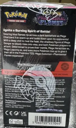 Mega Evolution Phantasmal Flames - Half Booster - Sealed Box - Pokemon TCG - Image 2