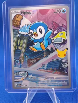 Piplup MEP 042 - NM First Partner Rare Promo 30th Anniversary Pokemon - Image 1