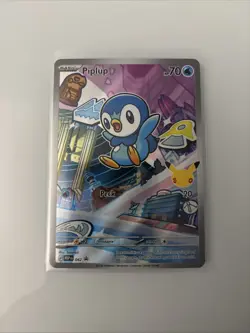 Pokemon PIPLUP MEP 042 Ascended Heroes - 1st Partner FULL ART PROMO - MINT - Image 1