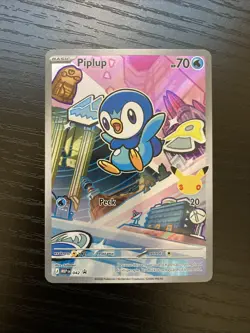 Piplup 042 First Partner Illustration Collection Promo Pokemon English NM - Image 1