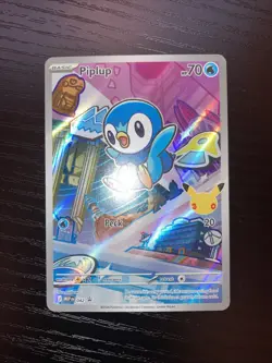 Piplup 042 First Partner Illustration Collection Promo Pokemon English NM - Image 2