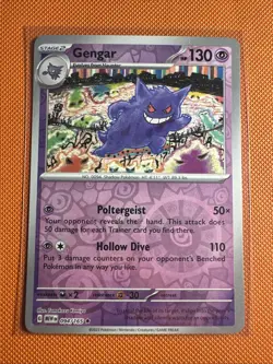 Gengar 094/165 Reverse Holo Rare - Pokemon Scarlet & Violet 151 NM - Image 1