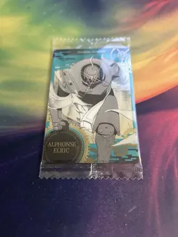 Full Metal Alchemist Alphonse Elric Japanese Wafer Card - Image 1