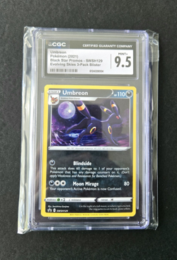 Pokemon Umbreon SWSH129 CGC 9.5 Promo Holo Sword & Shield 2021 - Image 1