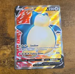 The Pokemon Company Snorlax V 197/202 Sword & Shield Holo Full Art UR Eng HP 220 - Image 1