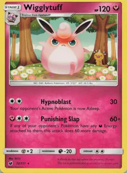 Wigglytuff 72/111 Rare Crimson Invasion Pokemon Near Mint - Image 1
