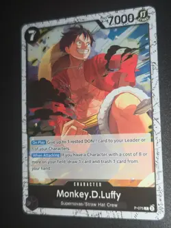 One Piece Card Game - Monkey.D.Luffy P-075 P Promo Holo Foil (PRB02) - English - Image 1