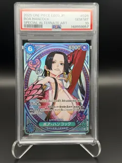 PSA 10 Card BOA HANCOCK One piece Special Alternate Art EB03-026 Japanese 2025 - Image 2