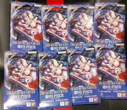 THE AZURE SEA'S SEVEN ONE PIECE OP14 BOOSTER PACK LOT OF 8 NEW/SEALED FS - Image 1