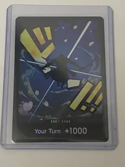 One Piece Card Game DON!! Card Foil Holo Textured Roronoa Zoro PRB01 - Image 1
