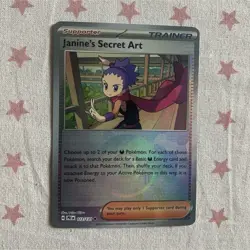 Janine's Secret Art 112/131 Prismatic Evolutions PokeBall Holo Pokemon TCG Card - Image 1