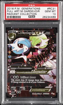 PSA 10 M GARDEVOIR EX RC31/RC32 | Generations Radiant Collection Pokemon Card - Image 1